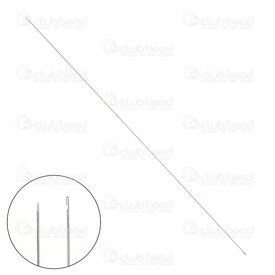 2801-0017-03 - Titane Aiguille à Crochet pour Bracelet 27cm Fil 0.3mm 5pcs 2801-0017-03,T*,montreal, quebec, canada, beads, wholesale