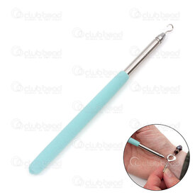 2801-0057 - Metal Outil de Fermeture pour Bracelet Manche Turquoise Extensible 2pcs 2801-0057,pos,montreal, quebec, canada, beads, wholesale