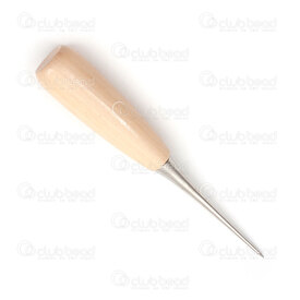 2801-0211-3 - Beading Awl Metal Wood Handle 12cm  (can punch holes) 1pc 2801-0211-3,Tools and accessories,Beading awls,montreal, quebec, canada, beads, wholesale