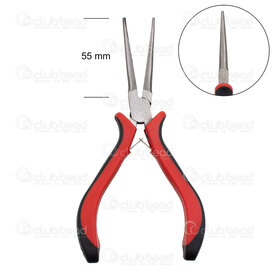2802-0211 - Metal Round Nose Plier long needle head no teeth Easy Handle 5 inches mini 1pc 2802-0211,Pliers,montreal, quebec, canada, beads, wholesale