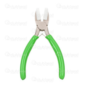 2802-0217 - Metal Pince Plate a Machoire de Nylon 14cm Poignee Vert 1pc 2802-0217,a.v.v,montreal, quebec, canada, beads, wholesale