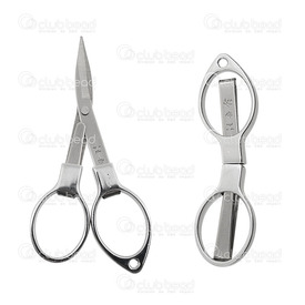 2802-0333 - Stainless steel traveler's scissor 2802-0333,Tools and accessories,montreal, quebec, canada, beads, wholesale