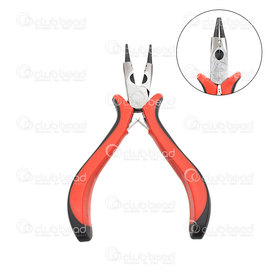 2802-0343 - Metal Short Round Nose Plier with Cutting Section Easy Handle 1pc 2802-0343,Pliers,Combo,montreal, quebec, canada, beads, wholesale