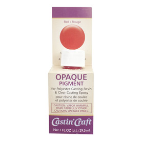 *2901-0405-03 - Castin' Craft Opaque Pigment for Polyester and Epoxy Casting Resin Red 1 oz USA *2901-0405-03,montreal, quebec, canada, beads, wholesale