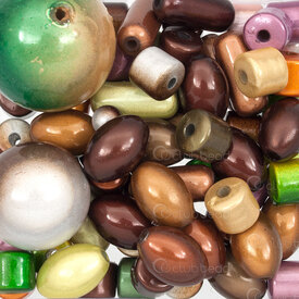 3002-1106-03 - Plastic Assorted Miracle Bead (approx.100gr) Assortes Color-Shape-Size 1bag 3002-1106-03,Kit,montreal, quebec, canada, beads, wholesale