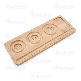 4001-0021 - Wood Bead Board for Bracelet Design 28X10X1cm 1pc 4001-0021,Tools and accessories,Beading worktops and mats,montreal, quebec, canada, beads, wholesale