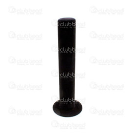 4001-0217-01 - Velvet Cylinder Standing Display For Bracelets 31X10.5X5cm Black  1pc 4001-0217-01,4001-,Black,Velvet,Velvet,Cylinder Standing Display,For Bracelets,31X10.5X5cm,Black,China,1pc,montreal, quebec, canada, beads, wholesale