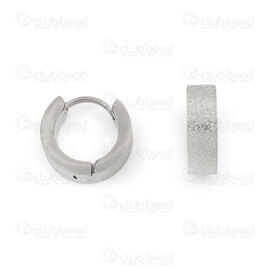 4007-0102-413 - Stainless Steel 304 Earring Leverback Round 13x4mm with Stardust Natural 4pcs (2pairs) 4007-0102-413,stardust,montreal, quebec, canada, beads, wholesale