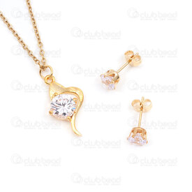 4007-0105-55GL - Necklace Tea Pot and Earring Set with rhinestone gold 1 Set !LIMITED QUANTITY! 4007-0105-55GL,the,montreal, quebec, canada, beads, wholesale