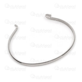 4007-0214-53 - Acier Inoxydable 304 Bracelet Rigide Semi Fini 15cm (6po) Naturel 5pcs 4007-0214-53,Bijoux finis,En acier inoxydable,montreal, quebec, canada, beads, wholesale