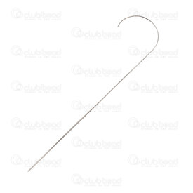 700A-301 - Beadalon Stainless Steel Big Eye Curved Needle Flexible 3.5'' (9cm) 5pcs India 700A-301,Stainless Steel,Needle,Flexible,Big Eye Curved,3.5'' (9cm),5pcs,India,Beadalon,montreal, quebec, canada, beads, wholesale