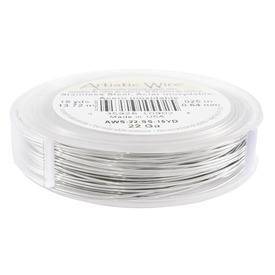 AWS-22-SS-15YD - Artistic Wire Stainless Steel 304 Wire Silver Plated 22 Gauge 15 Yards USA AWS-22-SS-15YD,Stainless Steel 304,Wire,Silver Plated,22 Gauge,15 Yards,USA,Artistic Wire,montreal, quebec, canada, beads, wholesale
