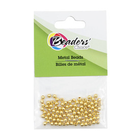 BC1-1111-0903-GL - Metal Bead Round 3mm Gold Nickel Free 100pcs BC1-1111-0903-GL,Findings,Beaders' Choice,3MM,Bead,Metal,Metal,3MM,Round,Round,Gold,Nickel Free,China,100pcs,Off Price Policy,montreal, quebec, canada, beads, wholesale