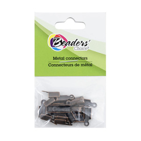 BC1-1703-0285-OXCO - Metal ''U'' Connector Corrugated 5X13mm Antique Copper Nickel Free 20pcs BC1-1703-0285-OXCO,Findings,Connectors,20pcs,Metal,''U'' Connector,Corrugated,5X13MM,Brown,Antique Copper,Metal,Nickel Free,20pcs,China,Off Price Policy,montreal, quebec, canada, beads, wholesale