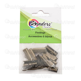 BC1-1703-0303-OXBR - Metal Ribbon Claw Connector 16mm Brass Nickel 10pcs BC1-1703-0303-OXBR,Findings,Retail packagings,montreal, quebec, canada, beads, wholesale
