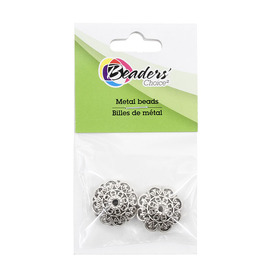 BC1-1704-0303-OXWH - Metal Bead Cap Fancy 7X19mm Antique Nickel 4pcs BC1-1704-0303-OXWH,Findings,Retail packagings,4pcs,Metal,Bead Cap,Fancy,7X19MM,Grey,Antique Nickel,Metal,4pcs,China,Off Price Policy,montreal, quebec, canada, beads, wholesale