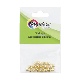 BC1-1705-0401-GL - Metal Crimp Cover 3mm Gold 30pcs BC1-1705-0401-GL,Findings,Beaders' Choice,Gold,Metal,Crimp Cover,3MM,Gold,Metal,30pcs,China,Off Price Policy,montreal, quebec, canada, beads, wholesale