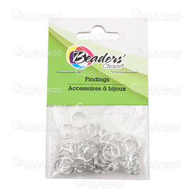 BC1-1706-0203-SL - Beaders' Choice Metal Split Ring 8mm Silver 25pcs BC1-1706-0203-SL,Findings,Beaders' Choice,Silver,Metal,Split Ring,8MM,Grey,Silver,Metal,25pcs,China,Beaders' Choice,montreal, quebec, canada, beads, wholesale