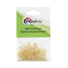 BC1-1707-0301-GL - Beaders' Choice Metal Jump Ring 5MM Gold Wire Size 0.7mm 100pcs BC1-1707-0301-GL,Findings,5mm,Metal,Jump Ring,5mm,Gold,Metal,Wire Size 0.7mm,100pcs,China,Beaders' Choice,montreal, quebec, canada, beads, wholesale