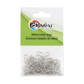 BC1-1707-0301-WH - Métal Anneau Simple Nickel 5mm Sans Nickel 100pcs BC1-1707-0301-WH,Accessoires de finition,Beaders' Choice,100pcs,Métal,Anneau Simple,5mm,Gris,Nickel,Métal,Sans Nickel,100pcs,Chine,Off Price Policy,montreal, quebec, canada, beads, wholesale