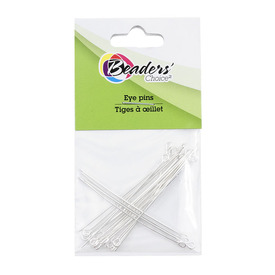 BC1-A-1714-0231 - Beaders' Choice Metal Eye Pin 50mm Silver Wire Size 0.7mm 20pcs BC1-A-1714-0231,Findings,Retail packagings,20pcs,Metal,Eye Pin,50MM,Grey,Silver,Metal,Wire Size 0.7mm,20pcs,China,Beaders' Choice,montreal, quebec, canada, beads, wholesale