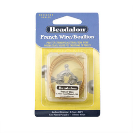 JFFW0.7G-01M - Beadalon Cannetille Métal 0.7mm Or 1m JFFW0.7G-01M,Accessoires de finition,Cannetille,Métal,Fil Français,0.7mm,Or,1m,Chine,Beadalon,French Wire,montreal, quebec, canada, beads, wholesale