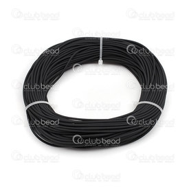 JRT1.7BLK-25M - Rubber Tubing 1.7mm  25m Roll JRT1.7BLK-25M,Tubes,Rubber,montreal, quebec, canada, beads, wholesale