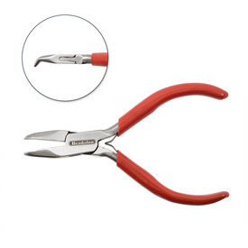 JTCNB1 - Beadalon Bent Chain Nose Pliers Box Joint Construction 1pc India JTCNB1,Tools and accessories,Pliers,Curved chain nose,Pliers,Box Joint Construction,Bent Chain Nose,1pc,India,Beadalon,Plier,montreal, quebec, canada, beads, wholesale