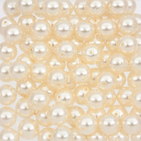 T-1107-0918-05 - Glass Pearl Bead Round 8mm Mother of Pearl 50pcs Czech Republic T-1107-0918-05,montreal, quebec, canada, beads, wholesale