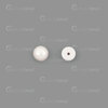 Perle d\'Eau Douce 5-6mm Blanc Demi-Percé 10pcs 1113-0120-01