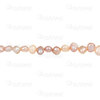 Perle d'Eau Douce Bille Patate 4x4.5-5mm Rose Fonce Trou 0.5mm Corde 13po !QUANTITE LIMITEE! 1113-0807-DPK